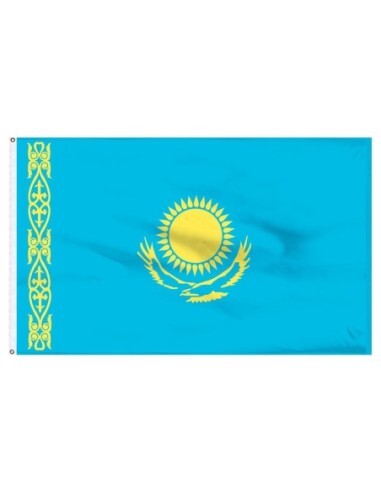 Kazakhstan 3' x 5' Indoor Polyester Flag