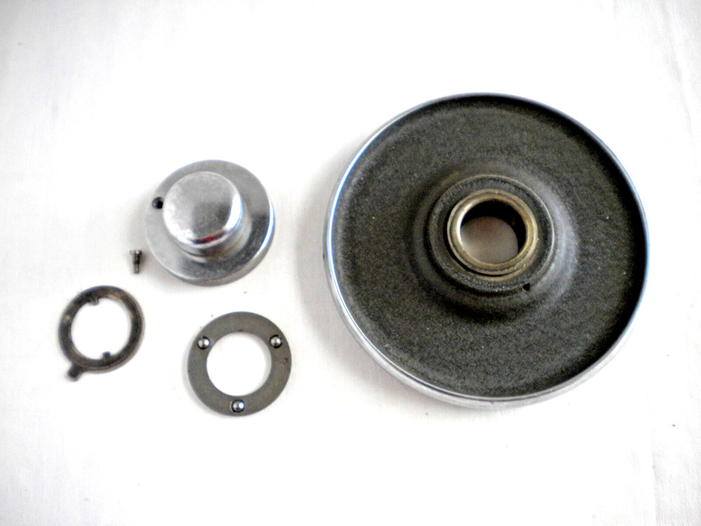 Vintage White 77 Sewing Machine Hand Wheel Assembly