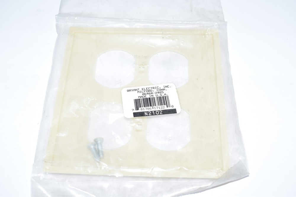 NEW Bryant N2102 Wall Plate Ivory