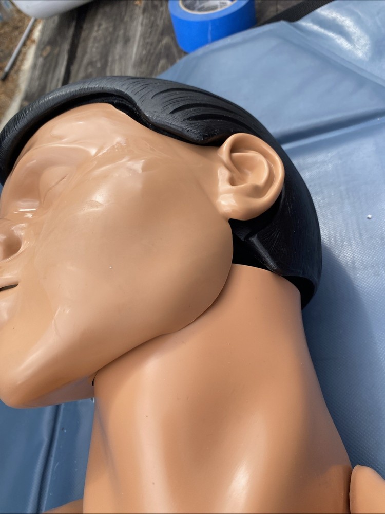 Ambu Man CPR Training Manikin Dummy W/ Case #4 UNTESTED