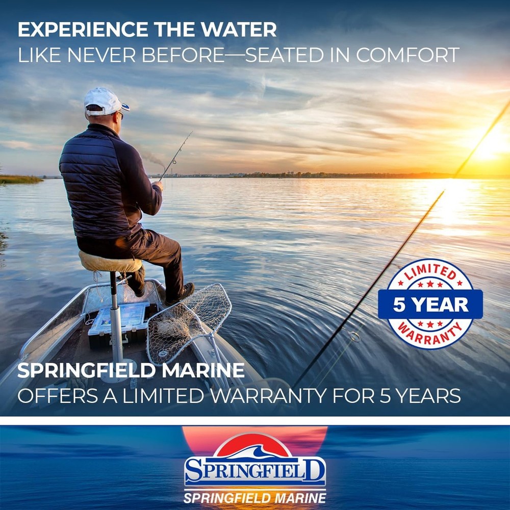 Springfield 1660017 Stowable 2-3/8" Table Base - Anodized Aluminum,Silver