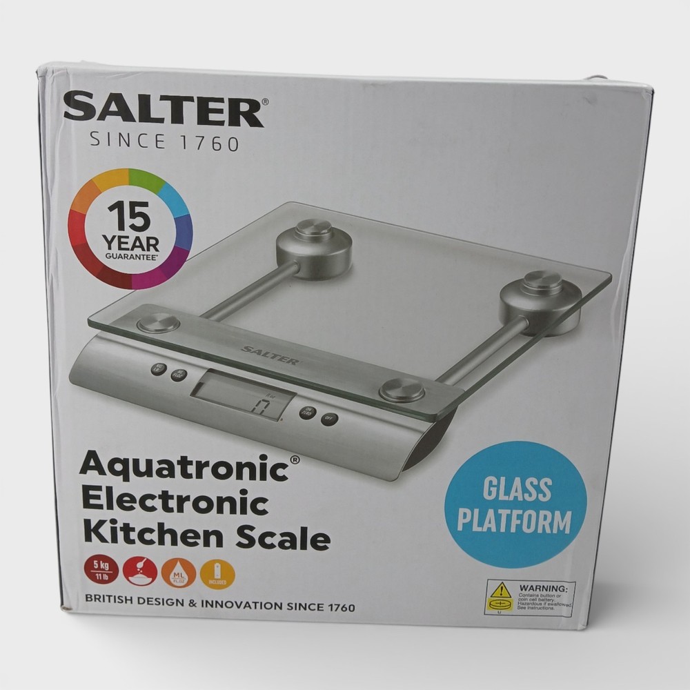 Salter Aquatronic Glass Digital Kitchen Scale (tested)