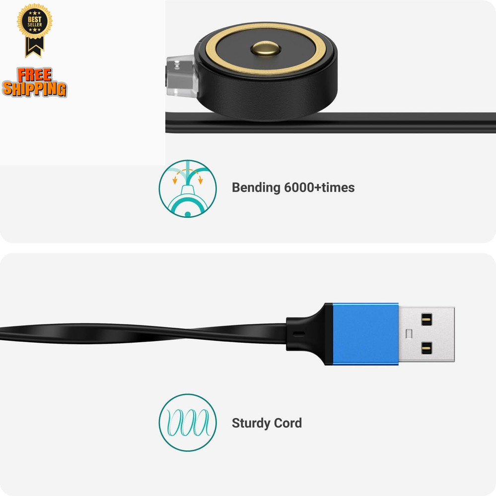 TUSITA MCC S Magnetic Charging Cable Only Compatible with Olight Flashlight...