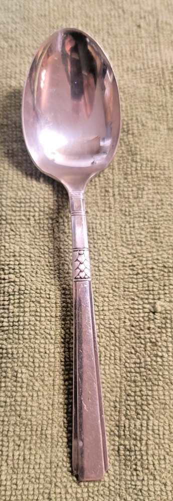 1881 Rogers Oneida Capri 1935 Sterling SilverPlate Flatware Cream Sugar Spoon 6"