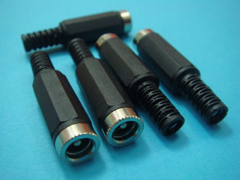 2pc 5.5mm x 2.1mm Female DC Socket Power Plug connector