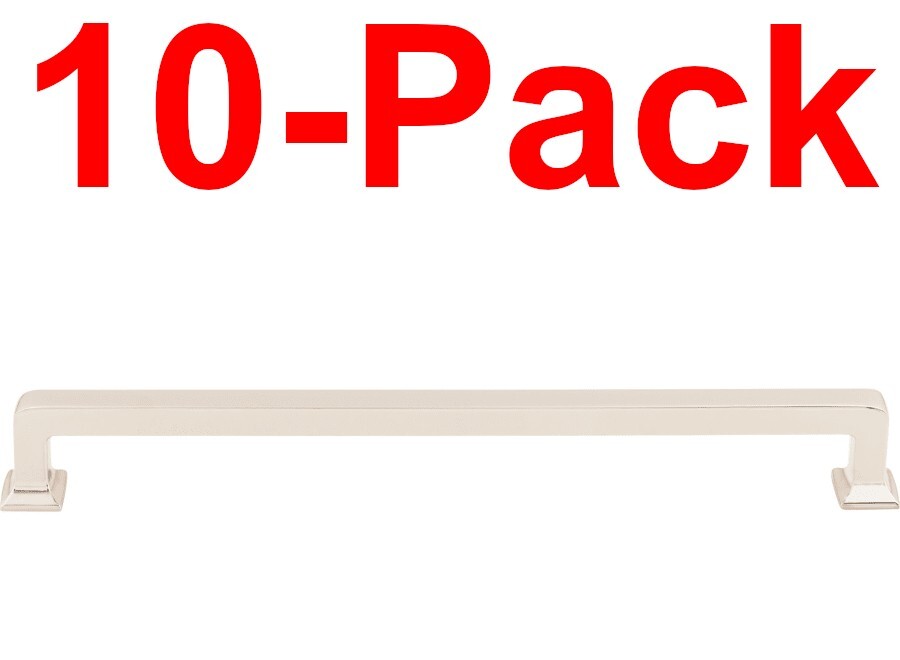 TOP KNOBS 10-Pack Ascendra 9 Inch C/C Handle Cabinet Pull, Transcend Series