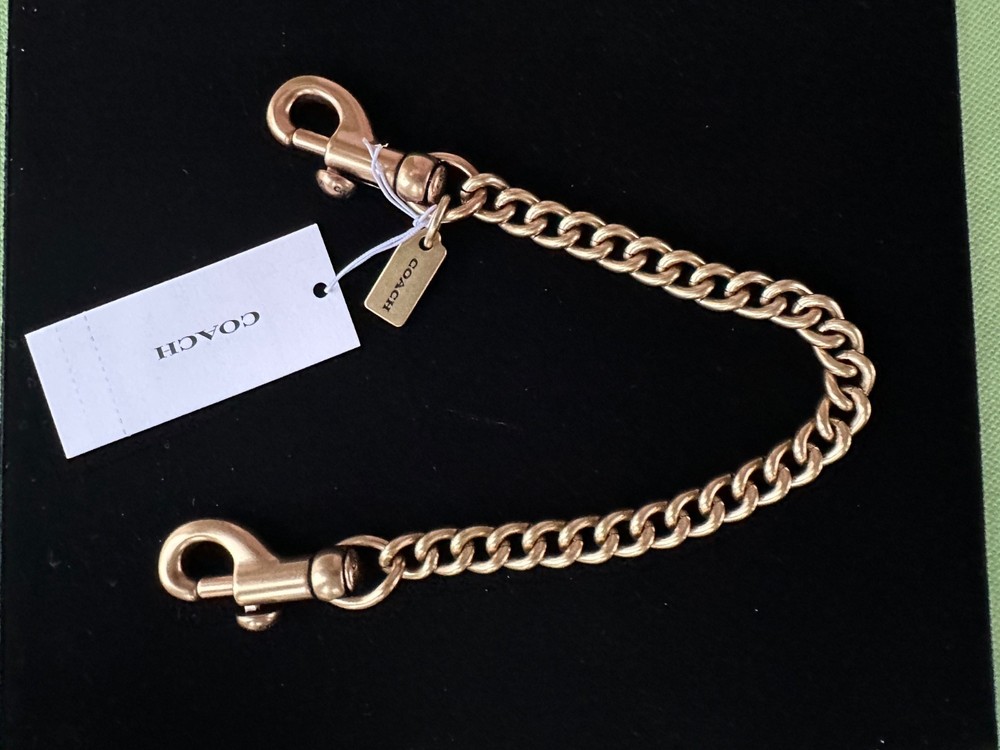COACH DIY CHAIN STRAP OR CHARM (ASSORTED):NWT (EACH PIECE SOLD SEPARATELY)