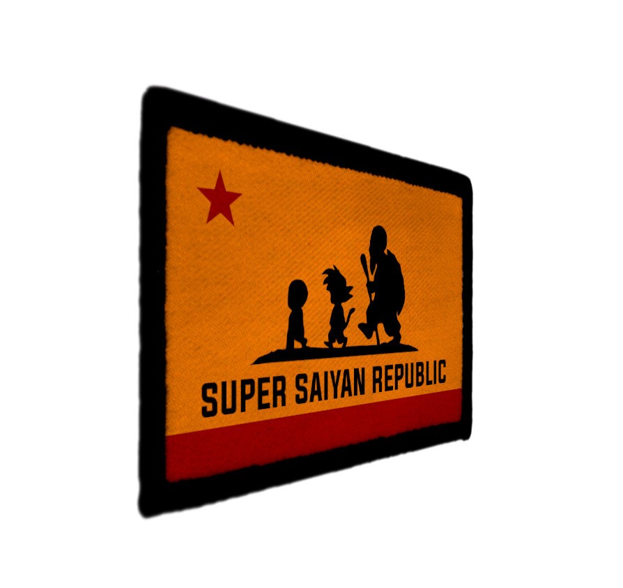 Power Level 9000 Patch Dragon Skull Ball Patch Army Morale Hook [sub]