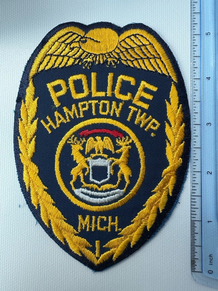 Hampton Township Michigan Police Patch