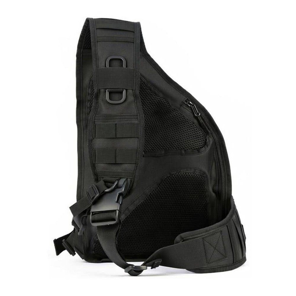 Protector Plus Tactical Sling Bag – Black Multi-Function Chest Pack