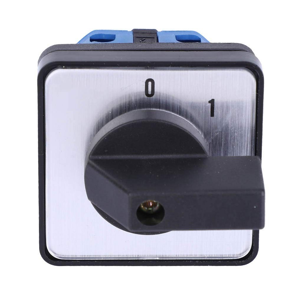 Efficient 2-Way Rotary Changeover Switch AC 660V, 20A with Screw Terminals