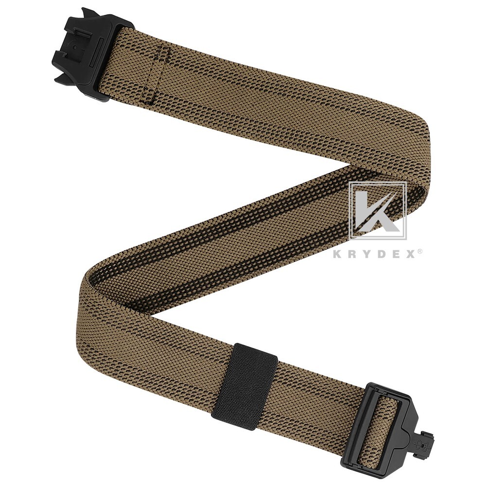 KRYDEX Tactical Thigh Strap Elastic Leg Strap Quick Release Magnetic T-Buckle CB