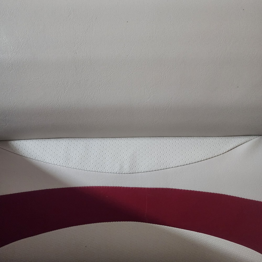 Wise Pontoon Boat Couch Cushions Radius Corner Maroon/Red 2PC NOS