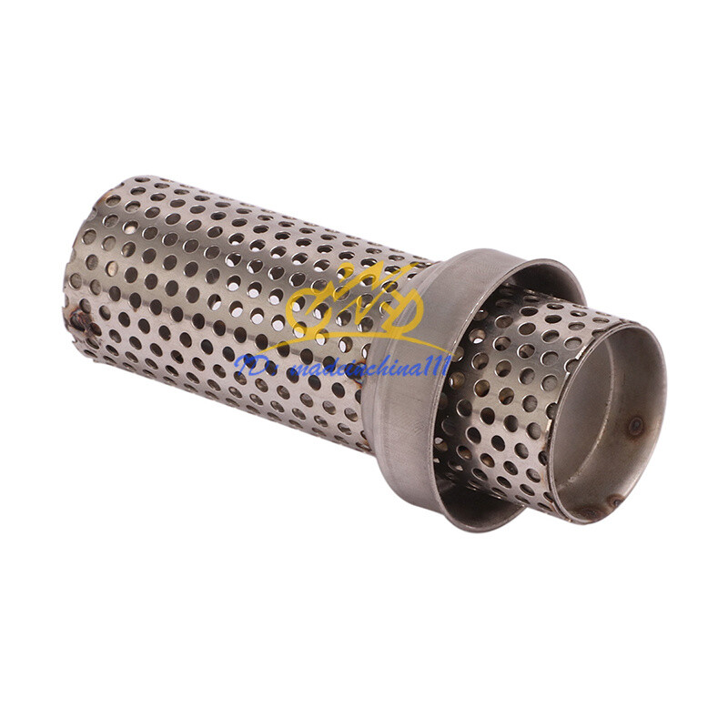 Universal Silencer Exhaust DB Killer Baffle Slip On Link Pipe Muffler For 51mm