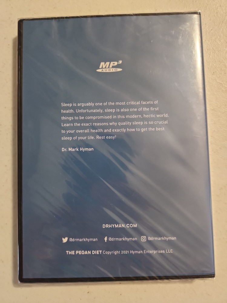 Dr. Mark Hyman's Sleep Master Class Audio CD-Rom