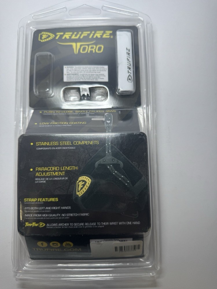 New Trufire Toro Buckle Wrist Strap Archery Compound Bow Release