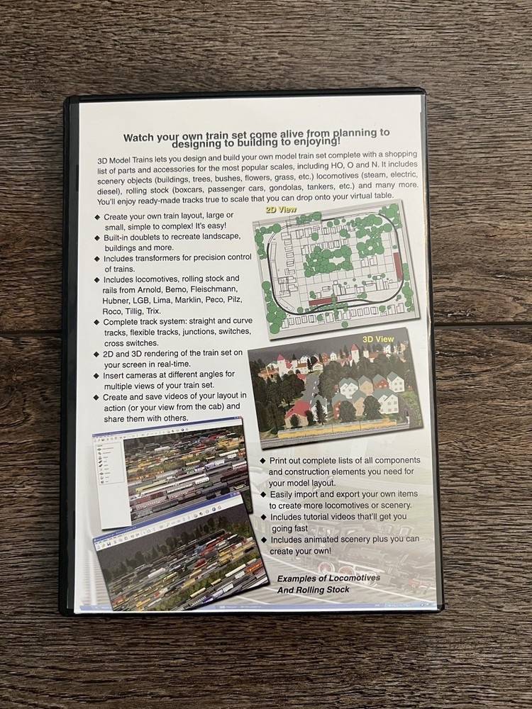 Abacus 3D Model Train Design Software for PC - 2007 Simulator Edition