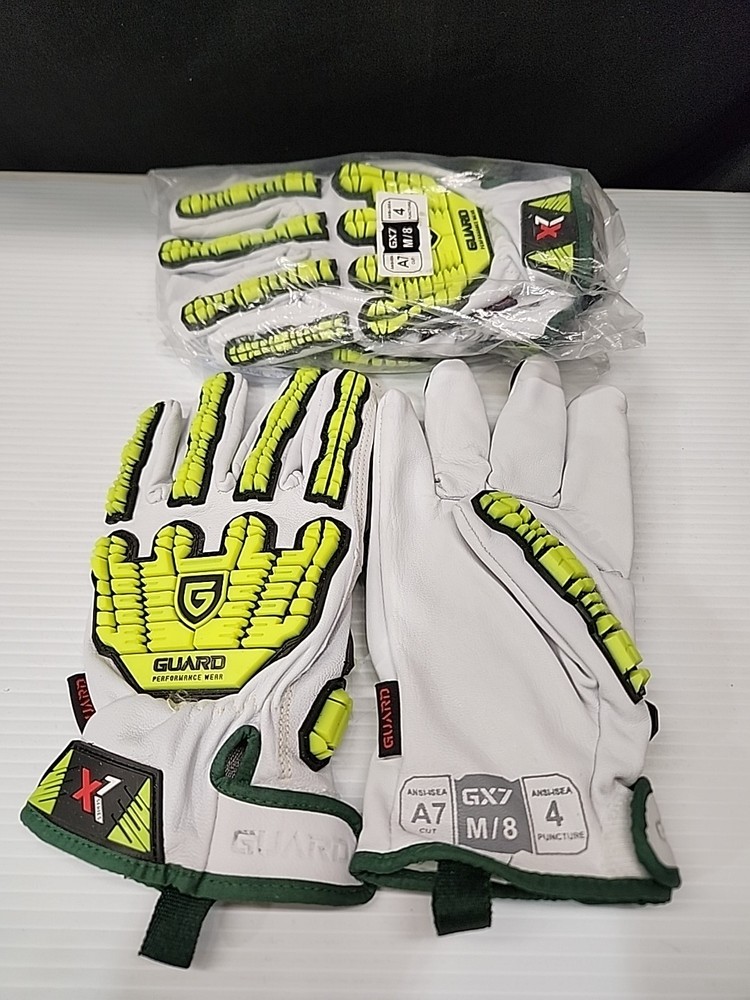 Guard performance X7 work gloves (2 pair) medium