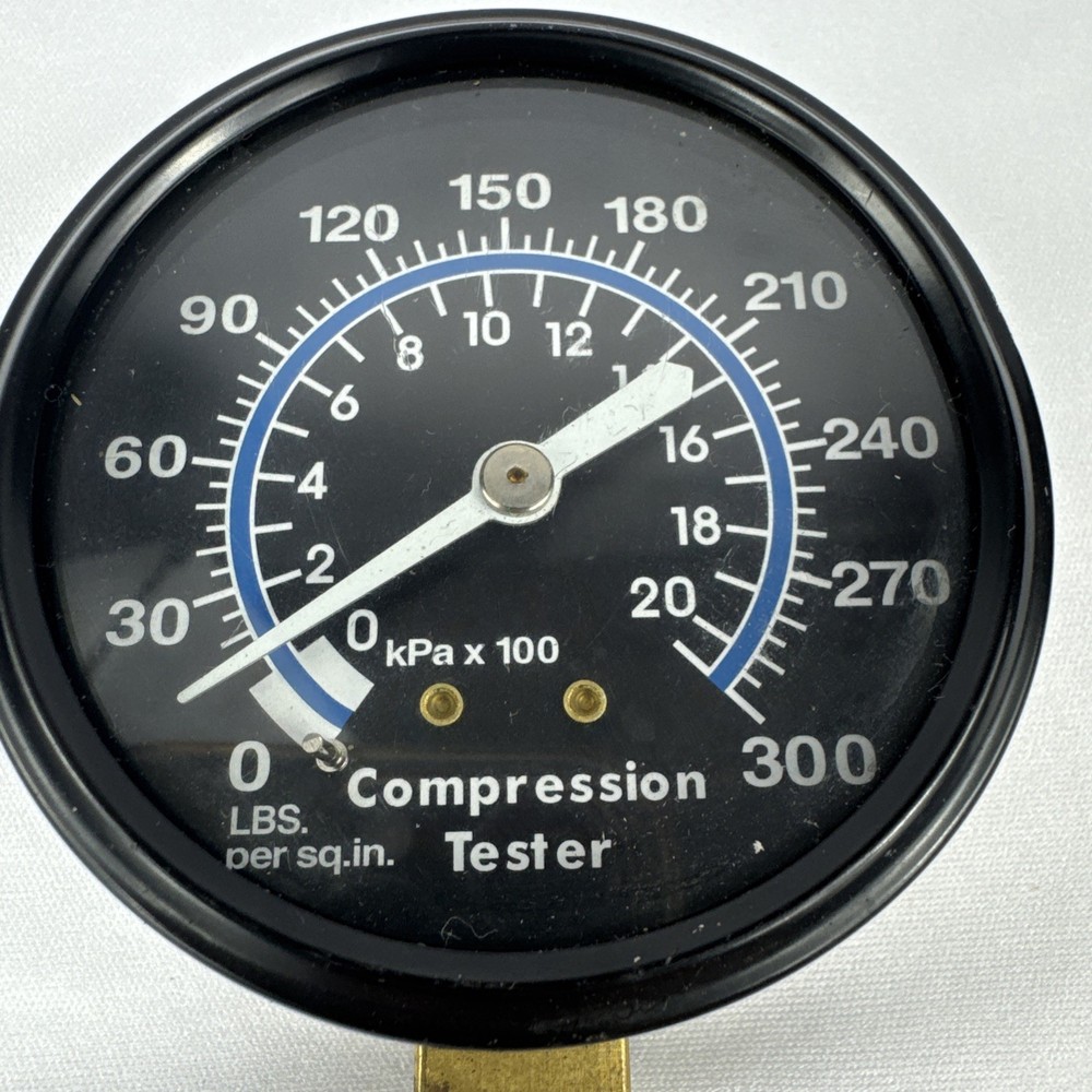 Compression Tester Gauge 300 Lbs/sq. in