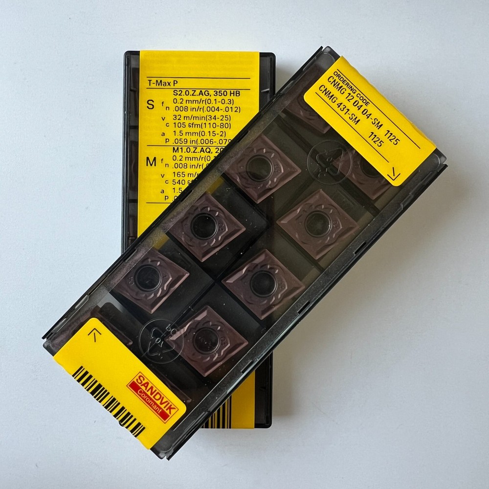 10Pcs/BOX Sandvik CNMG120404-SM 1125