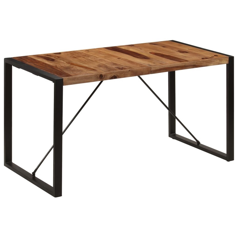 Dining Table Kitchen Table Dining Room Dinner Table Solid Acacia Wood vidaXL