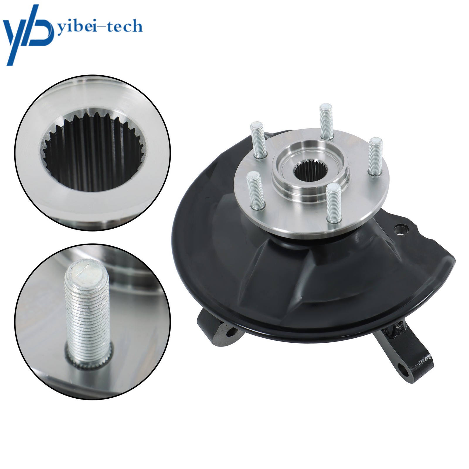 Front L & R Steering Knuckle & Hub Bearing Assy For Mitsubishi Outlander 2007-18