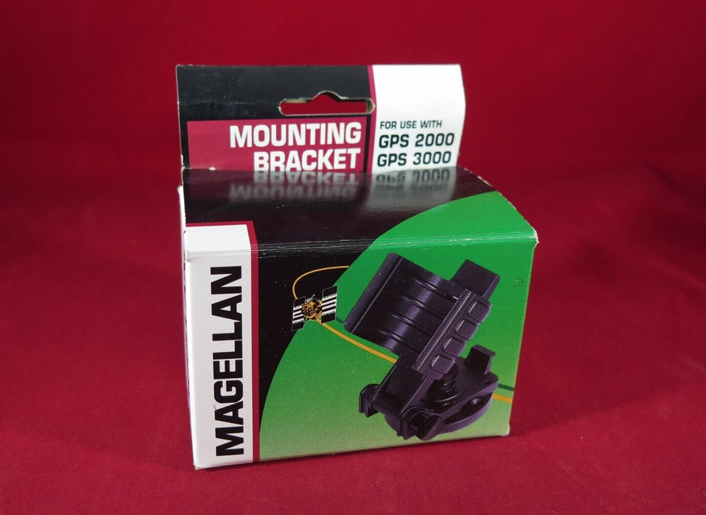 Vintage Magellan GPS 2000 3000 Mounting Bracket w/ Box and Hardware
