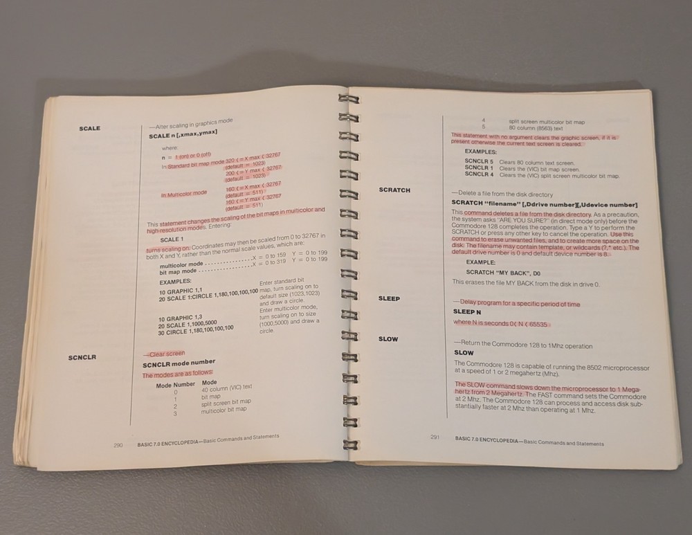 Commodore 128 Programmer's Reference Guide & System Guide - 1980s Computer Books