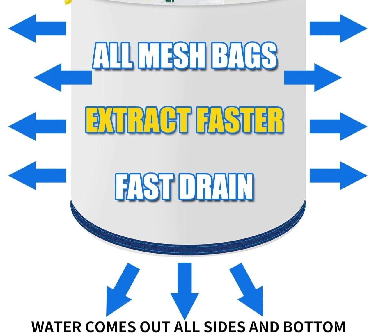 ICE MAGIC All Mesh Bubble Hash Extraction 8 Bag Kit- 5 Gallon USA SELLER