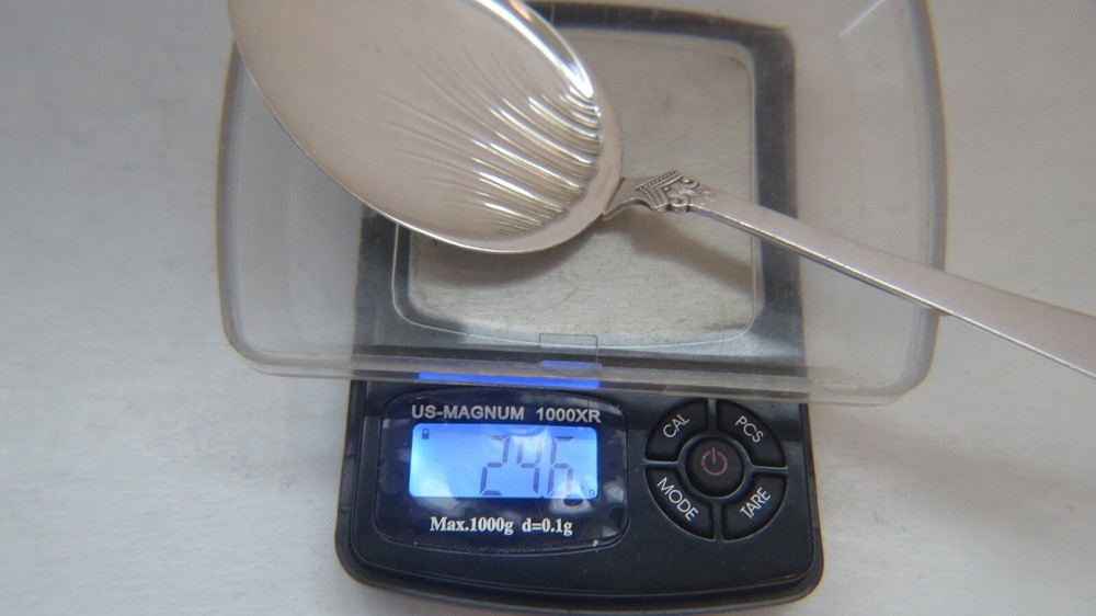 Anitra Solid small Pastry Spoon by Magnus Aase 830 Silver Norway