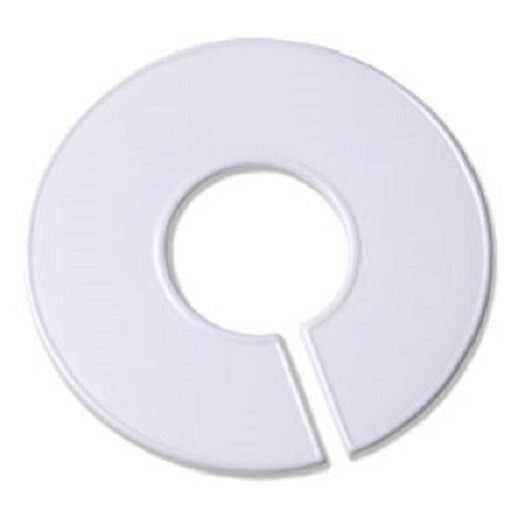White Round Plastic Blank Rack Size Dividers (50pack)