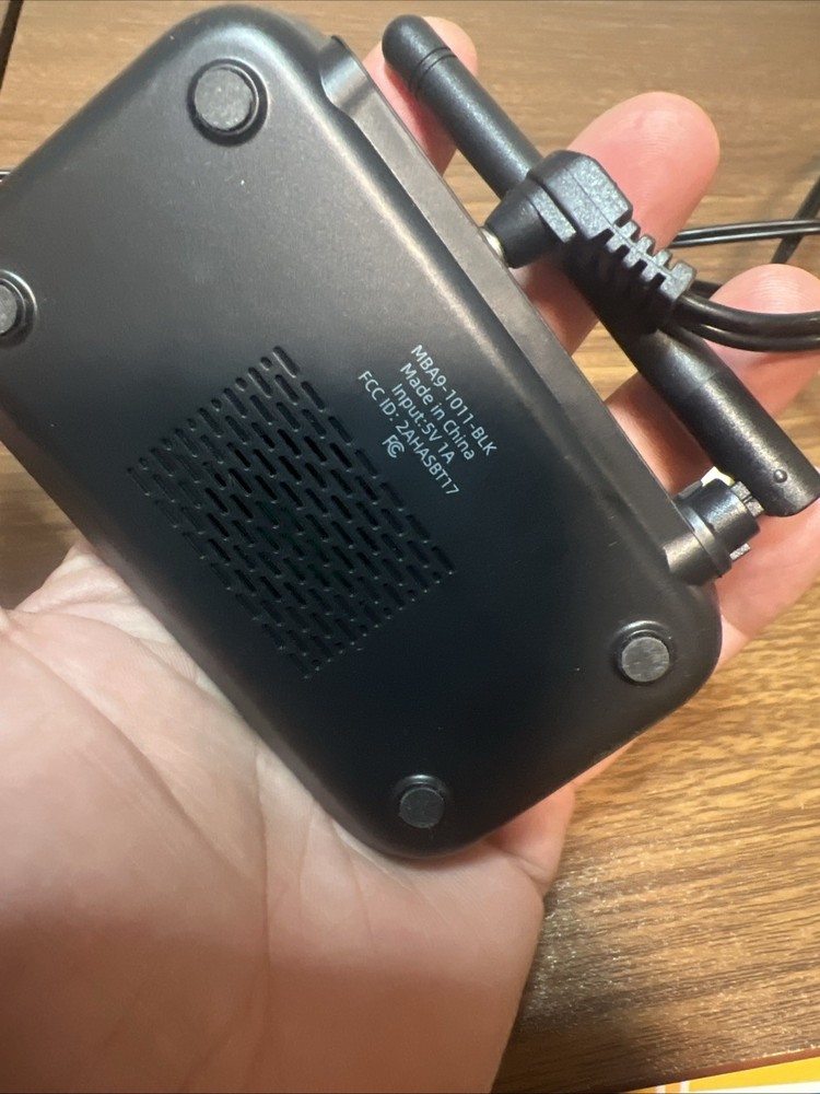 Monster Bluetooth MBA9-1011-BLK V 1.1 2 IN 1 Wireless Transmitter Receiver