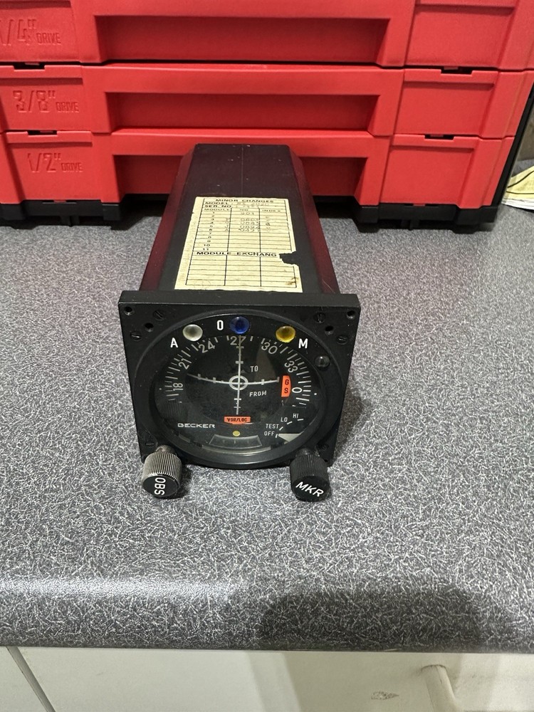 BECKER NI 2020 VOR/ILS INDICATOR NAV-2000