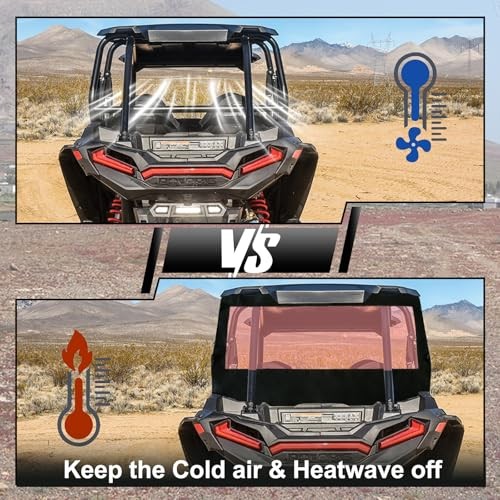 RZR 1000 XP UTV Rear Window,Back Window Soft Rear Windshield Compatible with