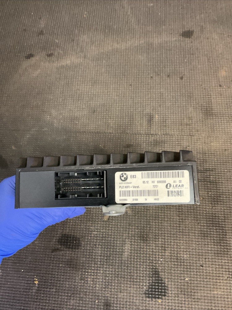2007 Bmw X3 Amplifier Audio Equipment Hiding Lear