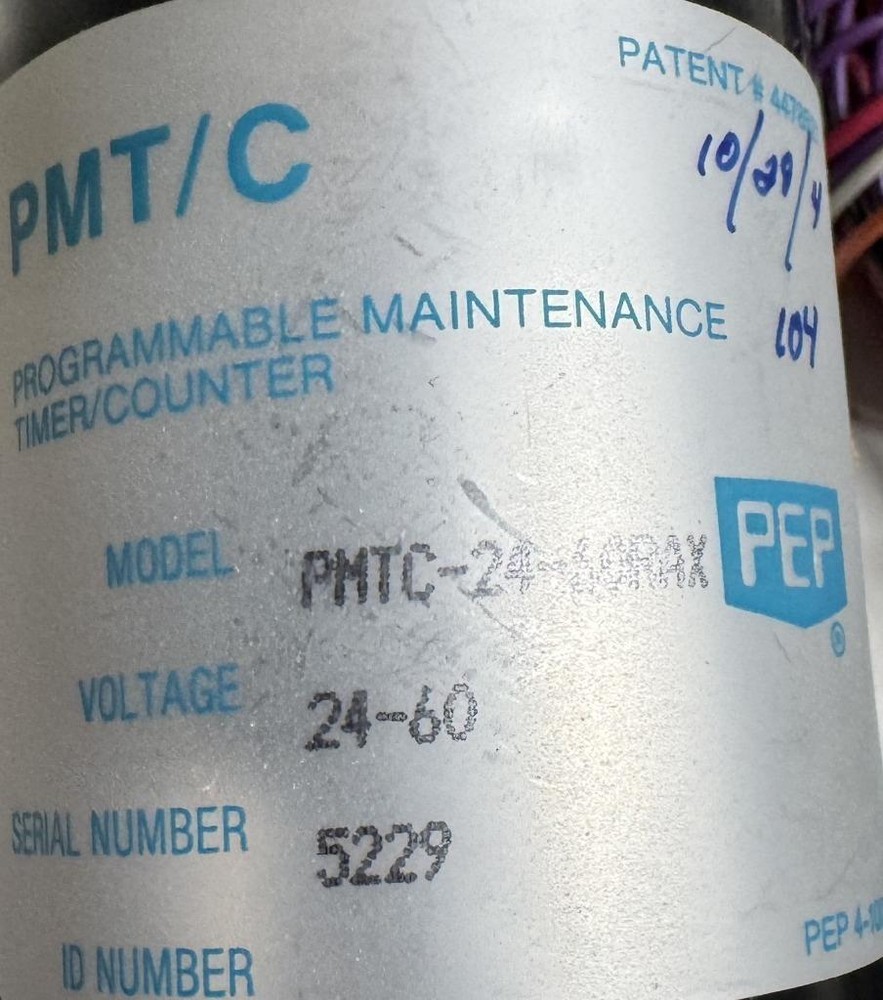 PEP PMTC-24-60RAX Programmable Maintenance Timer/Counter Kit 24-60 V