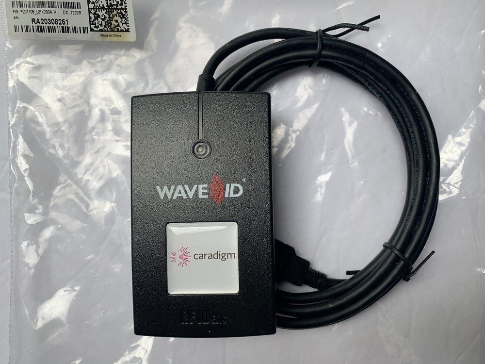 RF ideas RFIDeas PC Prox RFIDEAS RDR-6082 AKU USB Reader- caradigm Logo