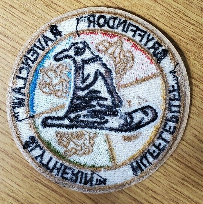 Harry Potter Hogwarts Sorting Hat Circle Patch 3 1/2 inches tall