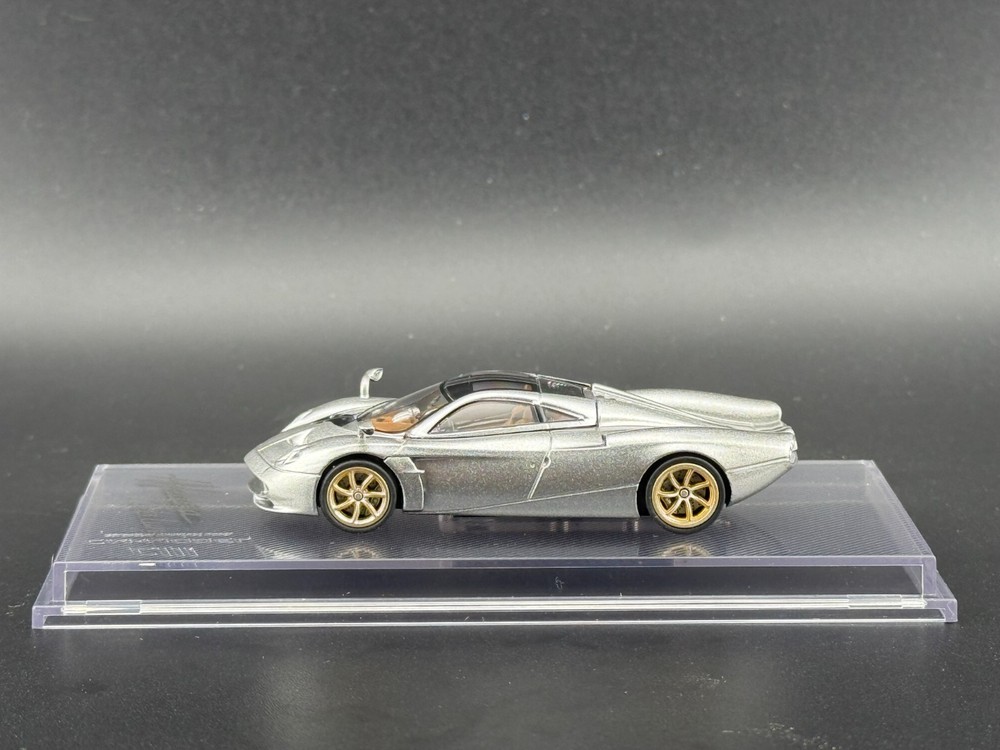 CM Model Pagani Codalunga Silver - Limited Edition 1/64