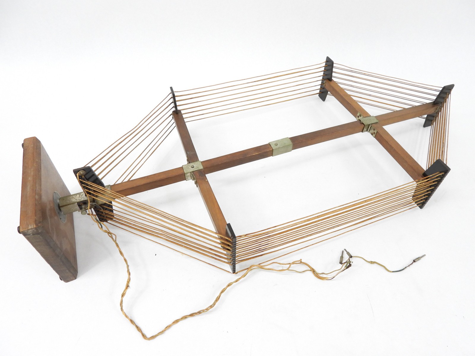 Mathiesen Sandberg Aerial Antique Folding Radio Receiving Loop Antenna (nice)