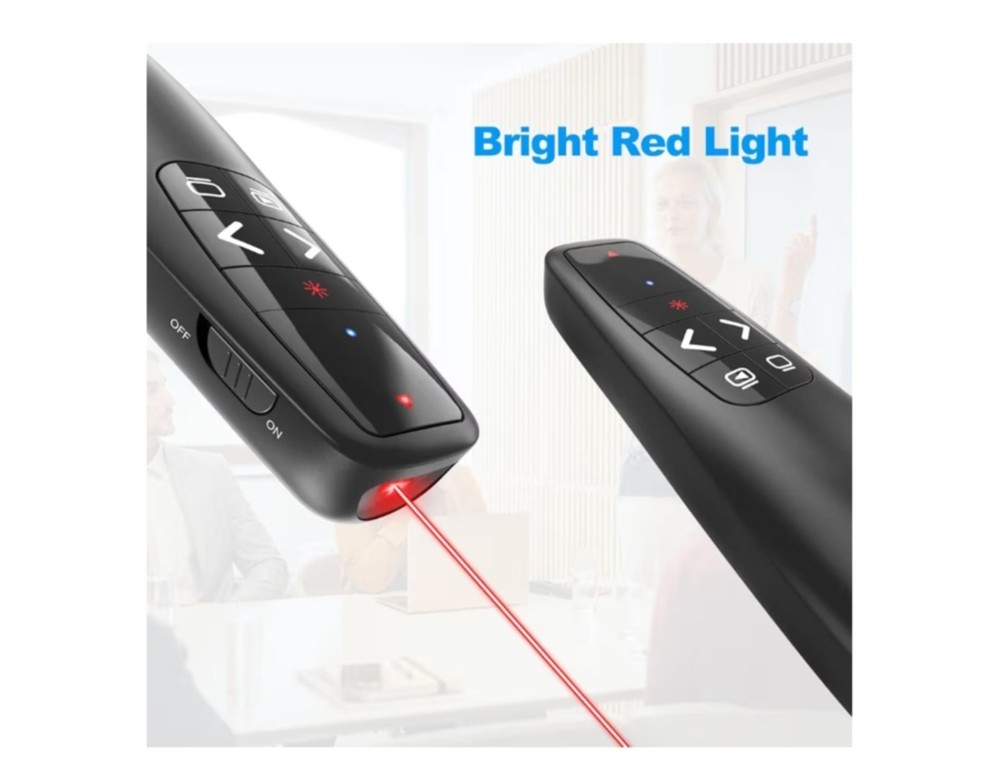 Presenter Powerpoint Clicker Presenting Remote With Laser