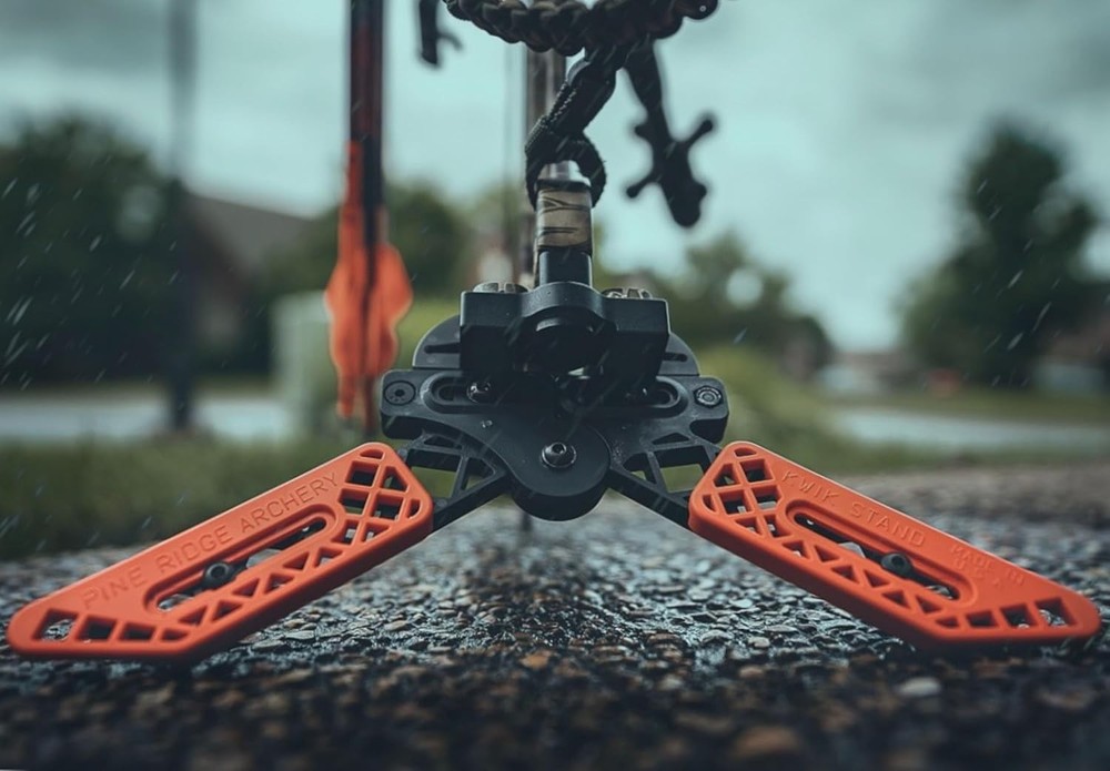 Kwik Stand Bow Support - Adjustable, Durable, Non-Marring for Archery Excellence