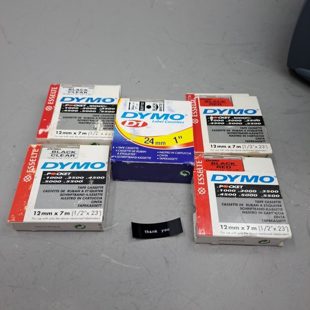 Label Printer DYMO LM300 Handheld Label Printer D1 Tape System Tested w/ Labels