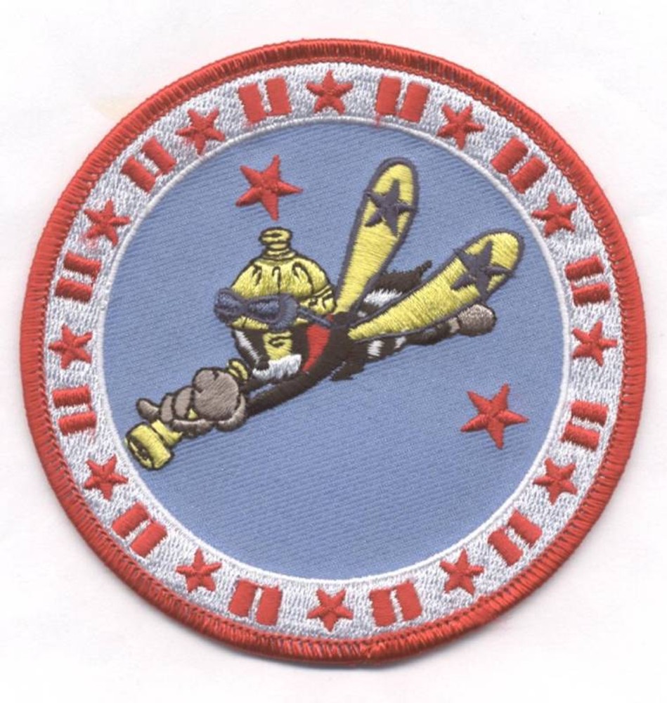 121st FIGHTER SQUADRON HERITAGE(BEE W/TELESCOPE)  patch