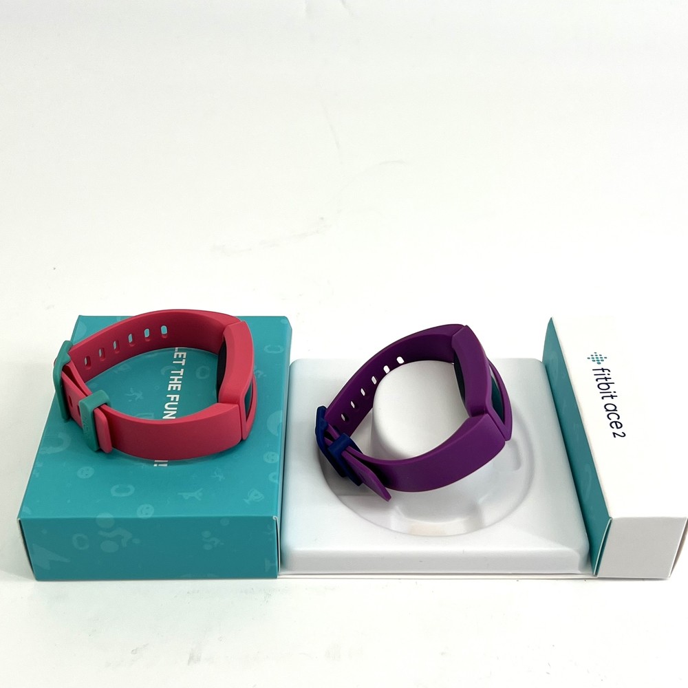 NEW Fitbit Ace 2 Activity Tracker for Kids Grape/Blue & Watermelon/Teal
