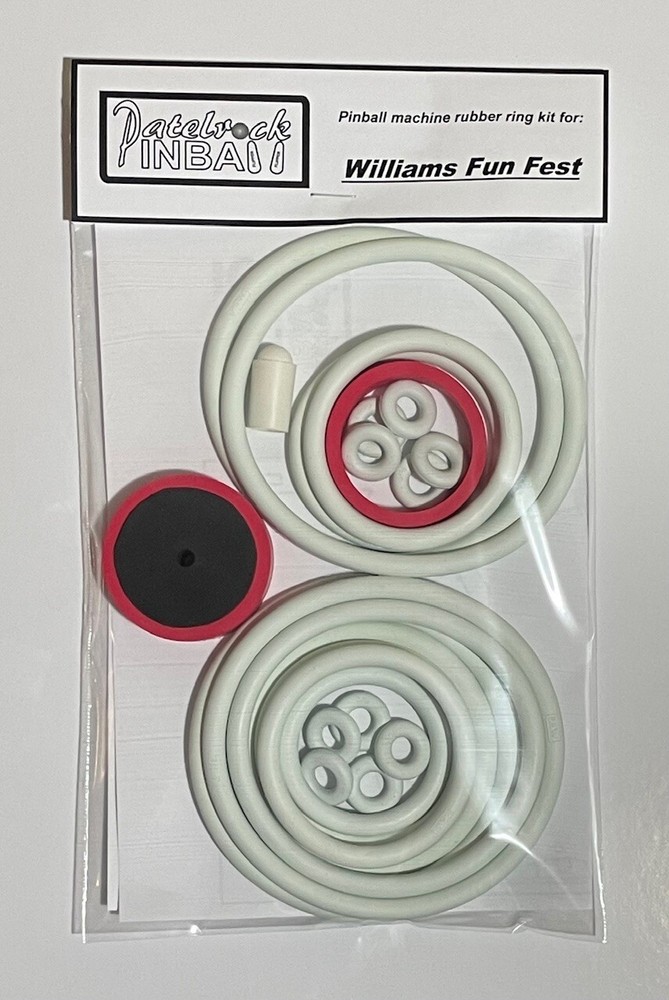 1973 Williams Fun Fest Pinball Machine Rubber Ring Kit