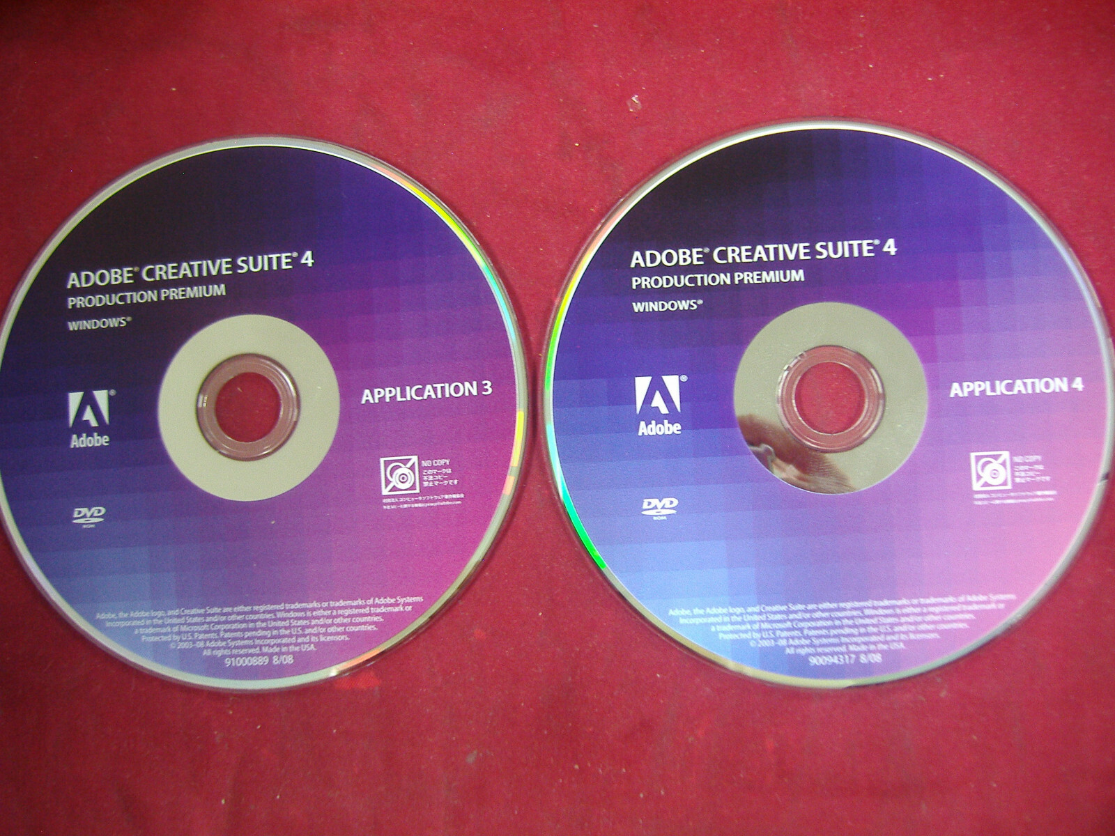 Adobe Creative Suite 4 Production Premium For Windows Full Retai DVD Version