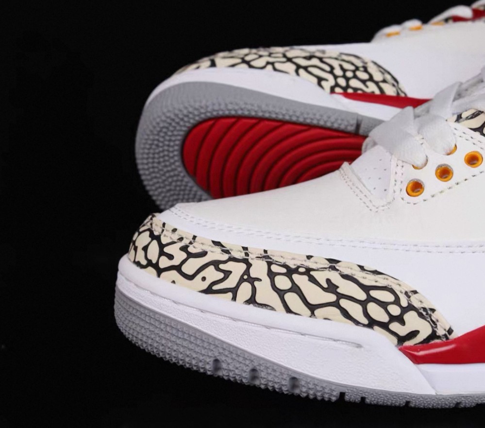 Men's Jordan 3 "Cardinal Red" Retro Mid Top Basketball Shoes Us Size7-12