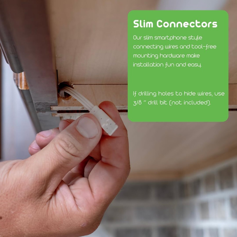 150 Connecting Wire Use With Smart Under Cabinet Lighting Kits Includes 6 Wire