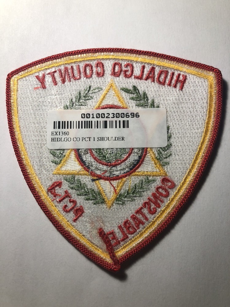 Hidalgo County Texas Constable Patch ~ Precinct 1